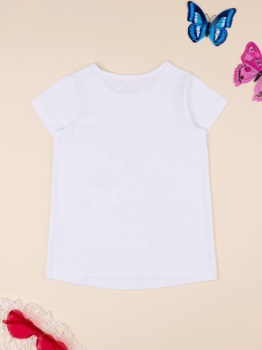 T-shirt de manga curta de menina com estampado - Prénatal