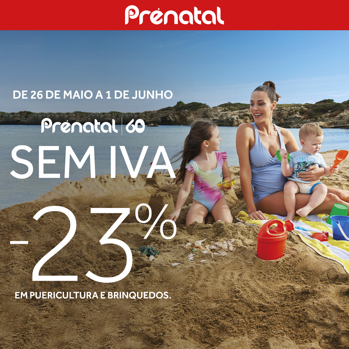 Começa a semana SEM IVA da Prénatal! -23% em pue&#8230;