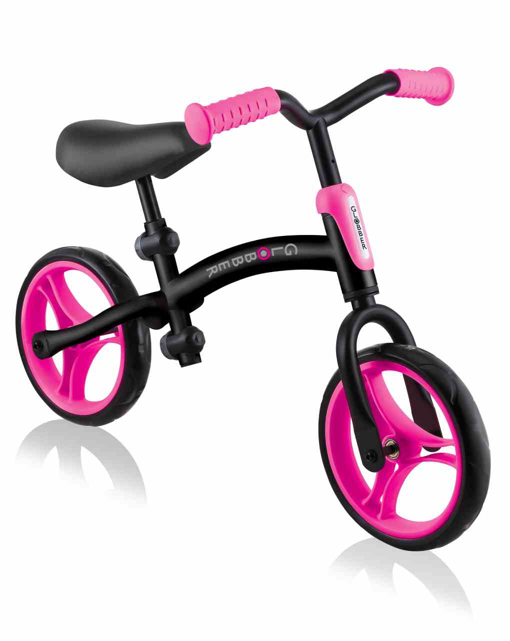 Bicicleta go - preto/rosa néon - globber - Globber