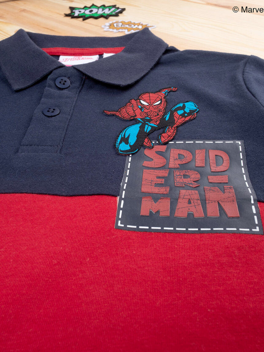 Polo jersey bimbo "homem-aranha" - Prénatal