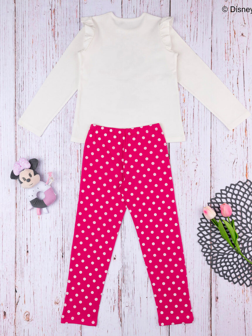 Pijama "minnie" cor-de-rosa para menina - Prénatal