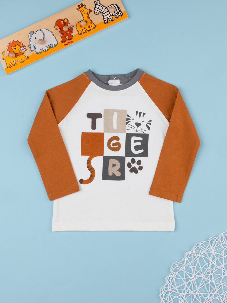 T-shirt "tiger" menino - Prénatal