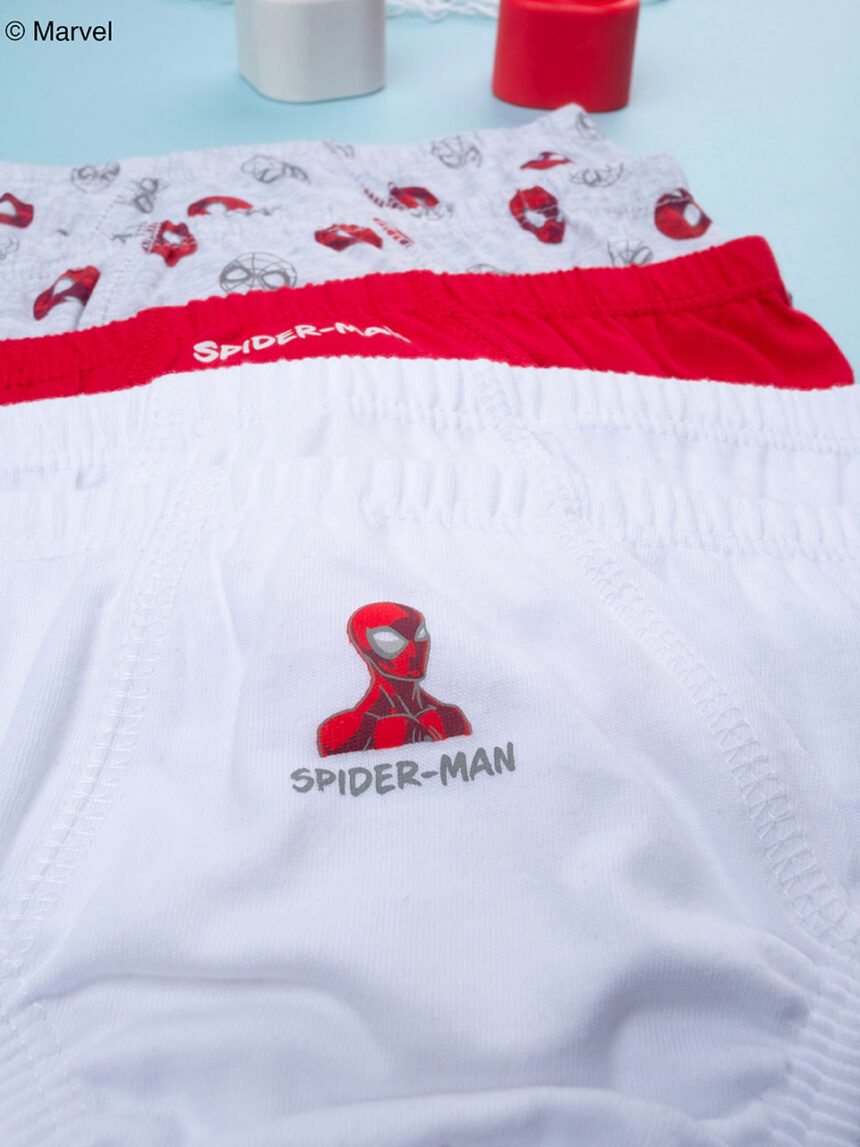 Pack 5 slip menino "spiderman" algodão orgânico - Prénatal