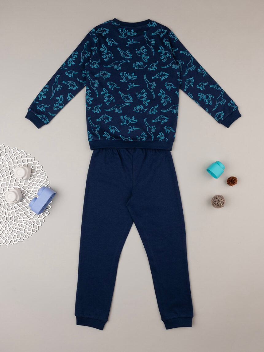 Pijama "dinossauro" azul bebé - Prénatal