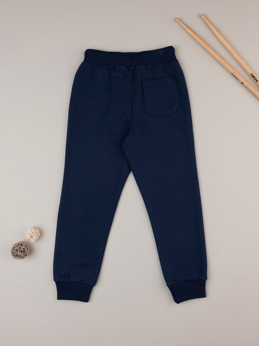Calças de lã azul bebé - Prénatal