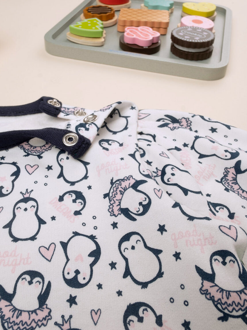 Pijama azul bebé pinguins - Prénatal