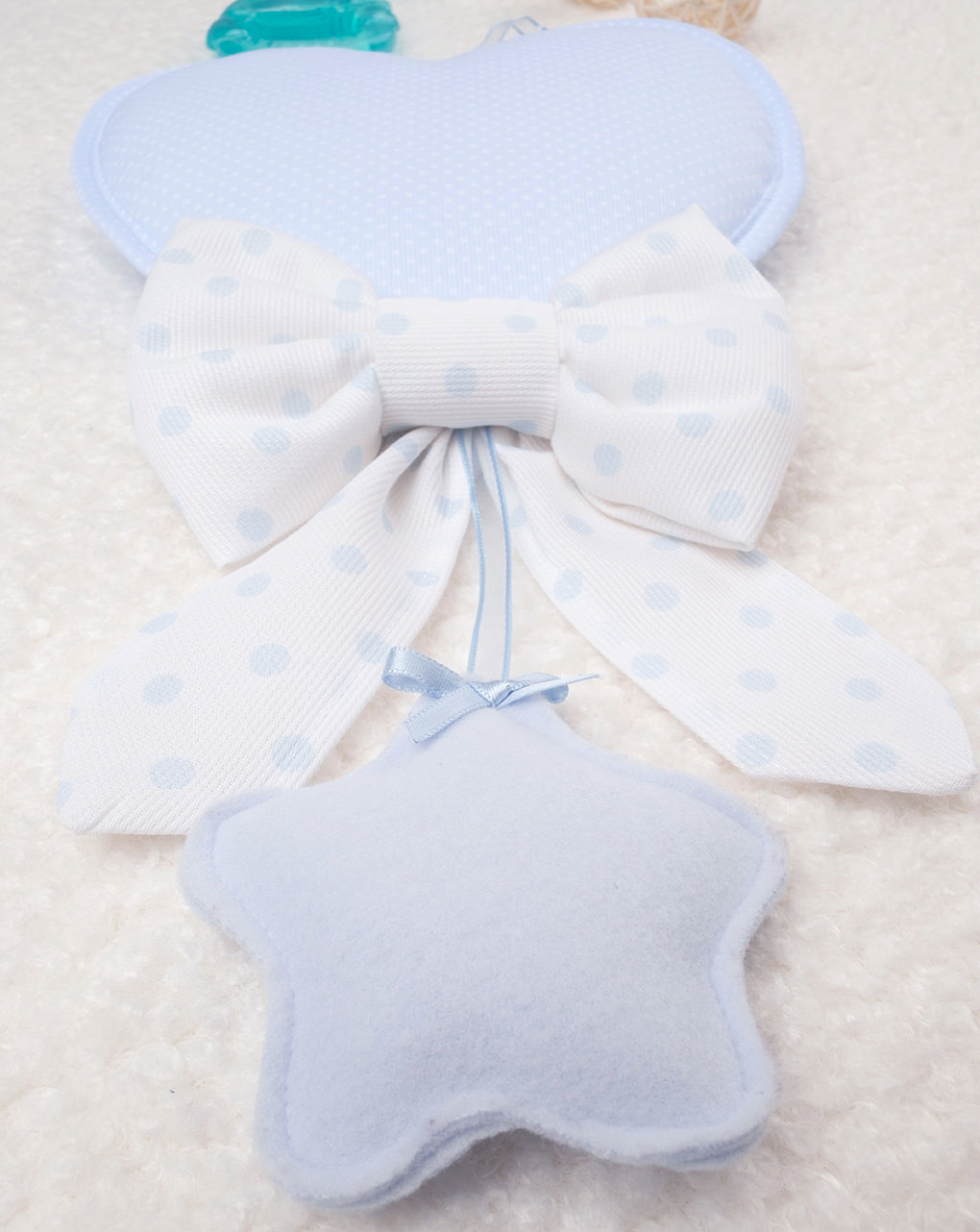 Laço de nascimento azul bebé - Prénatal