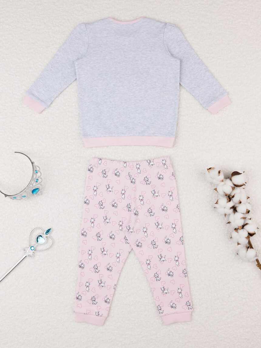 Pijama de algodão orgânico rosa bebé - Prénatal