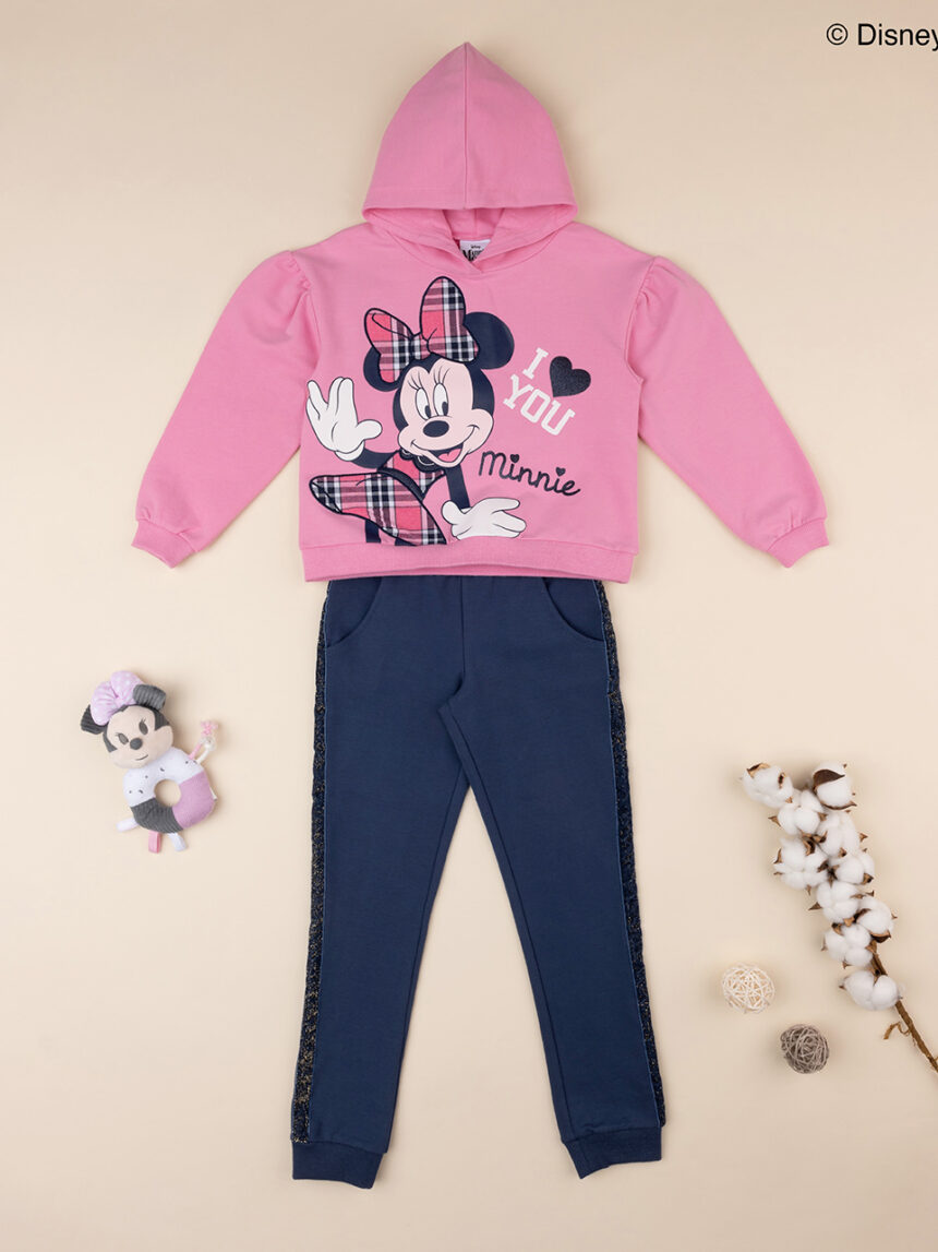 Fato "minnie" para menina, cor-de-rosa/azul - Prénatal