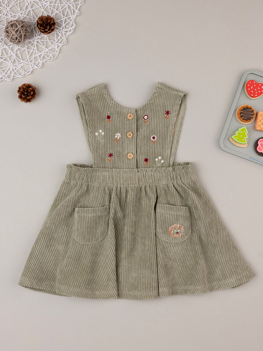 Pinafore verde para rapariga - Prénatal