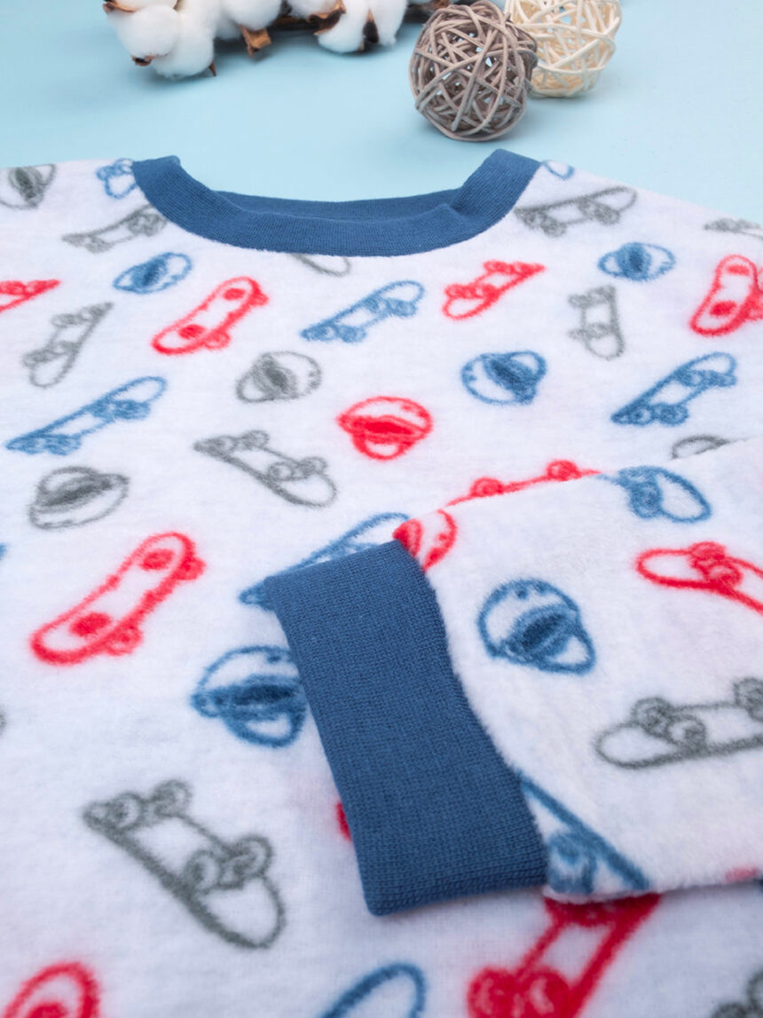 Pijama de lã para rapaz "skate - Prénatal