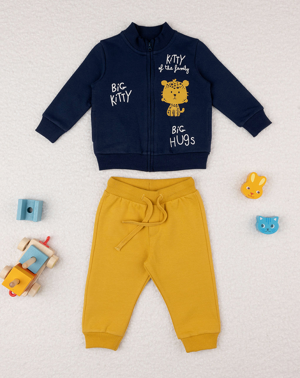 Jogger azul/amarelo bebé - Prénatal