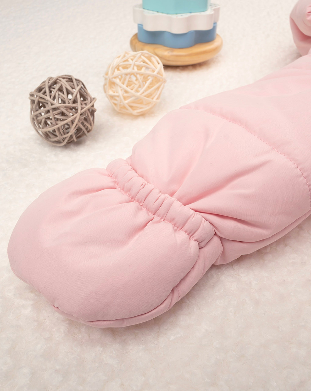 Saco de neve rosa para bebé menina - Prénatal