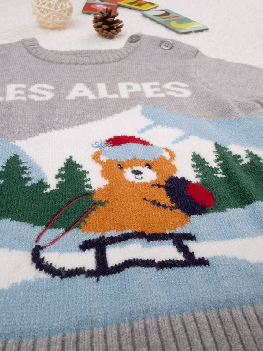 Camisola de tricot "mountain" para rapaz - Prénatal