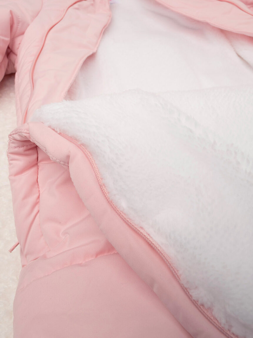 Saco de neve rosa para bebé menina - Prénatal