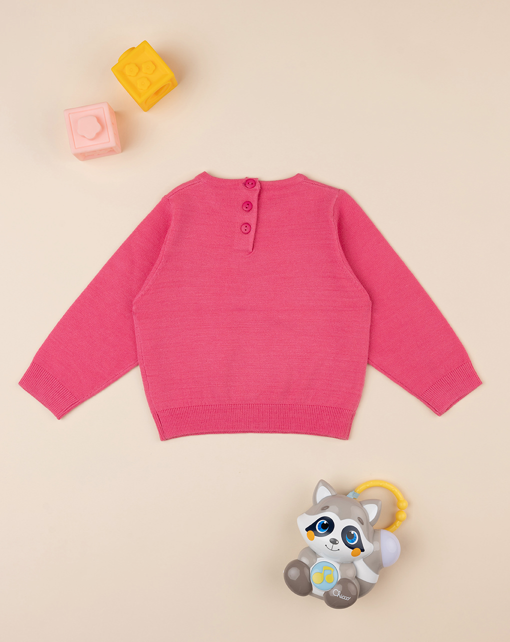 Camisola "teddy" cor-de-rosa para rapariga - Prénatal