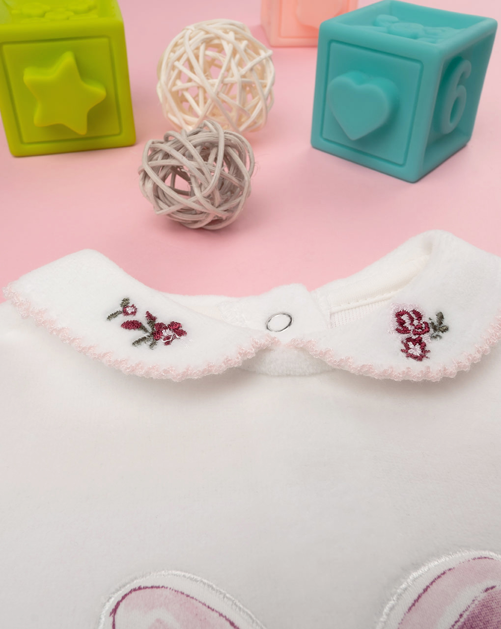 Fato "flores" em chenille para bebé recém-nascido - Prénatal