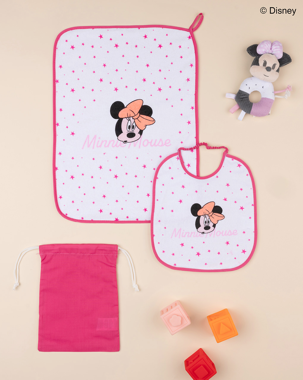 Conjunto de três peças para o jardim de infância disney minnie - Prénatal