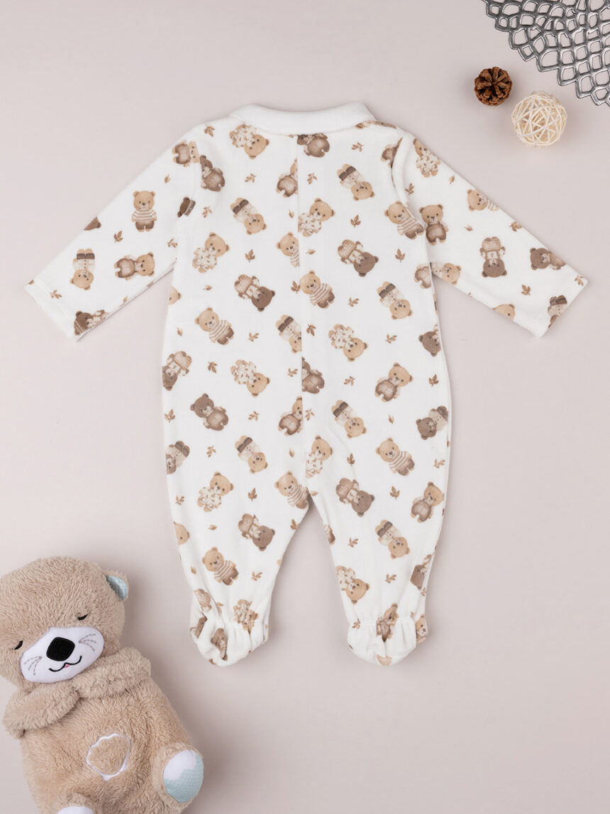 Fato de dormir em chenille para bebé "teddy - Prénatal