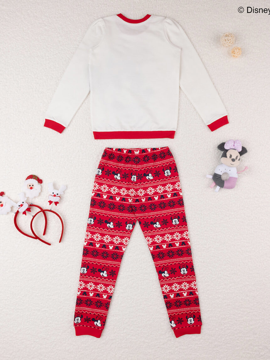 Pijama de natal de menina "minnie - Prénatal