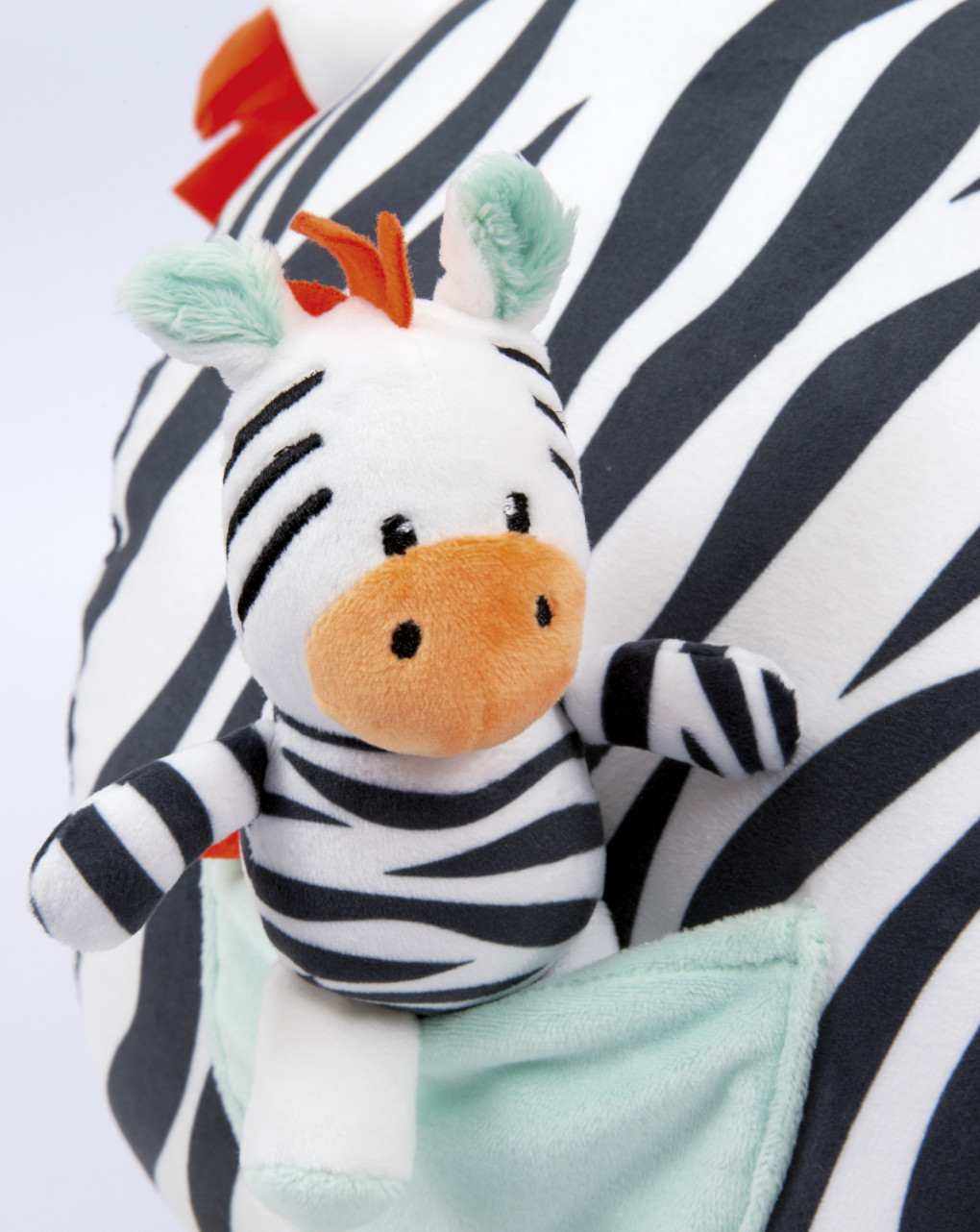 Zaki zebra activity ride 62cm - peluches - Baby Smile