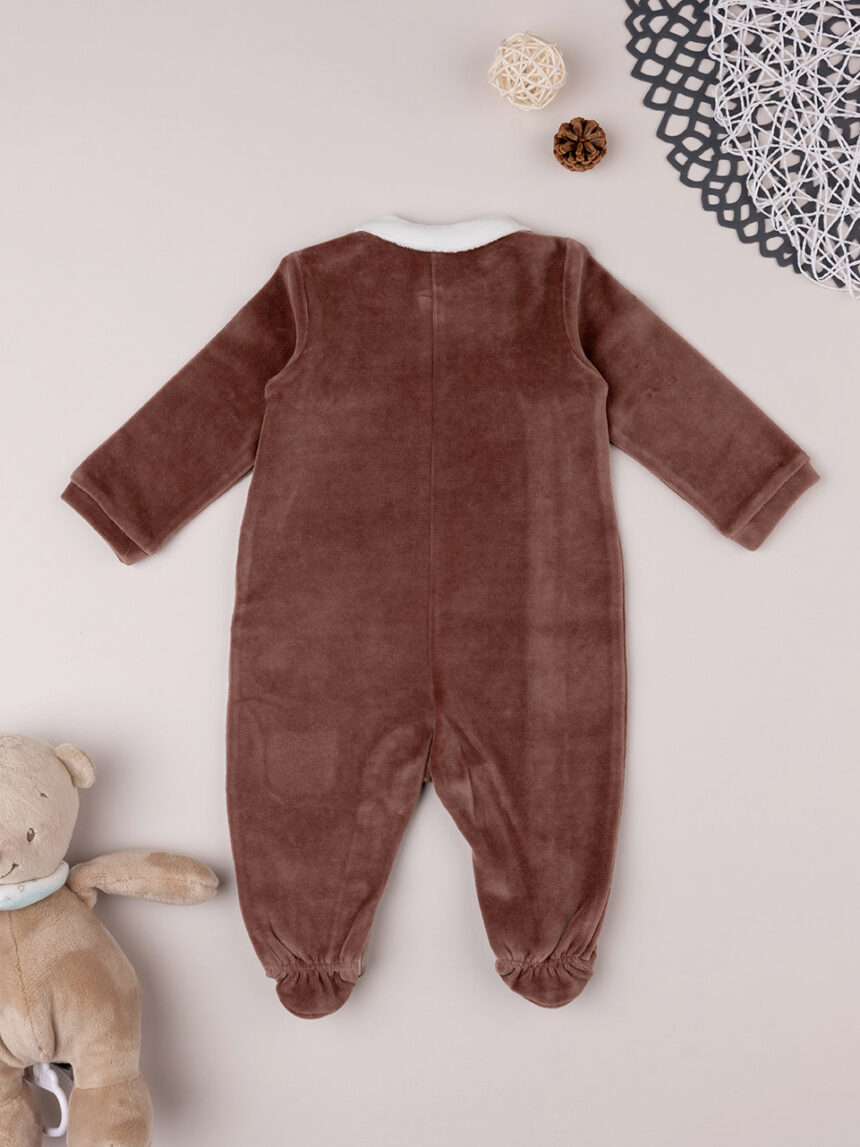 Fato de banho bicolor "teddy" para bebé - Prénatal