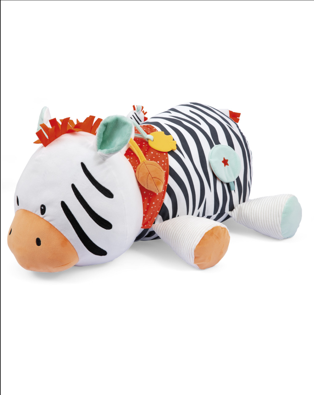 Zaki zebra activity ride 62cm - peluches - Baby Smile