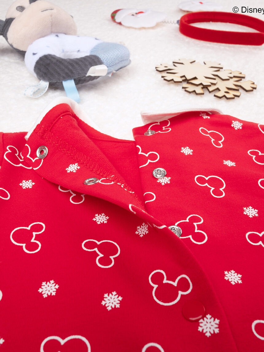 Fato de natal do mickey mouse para bebé - Prénatal