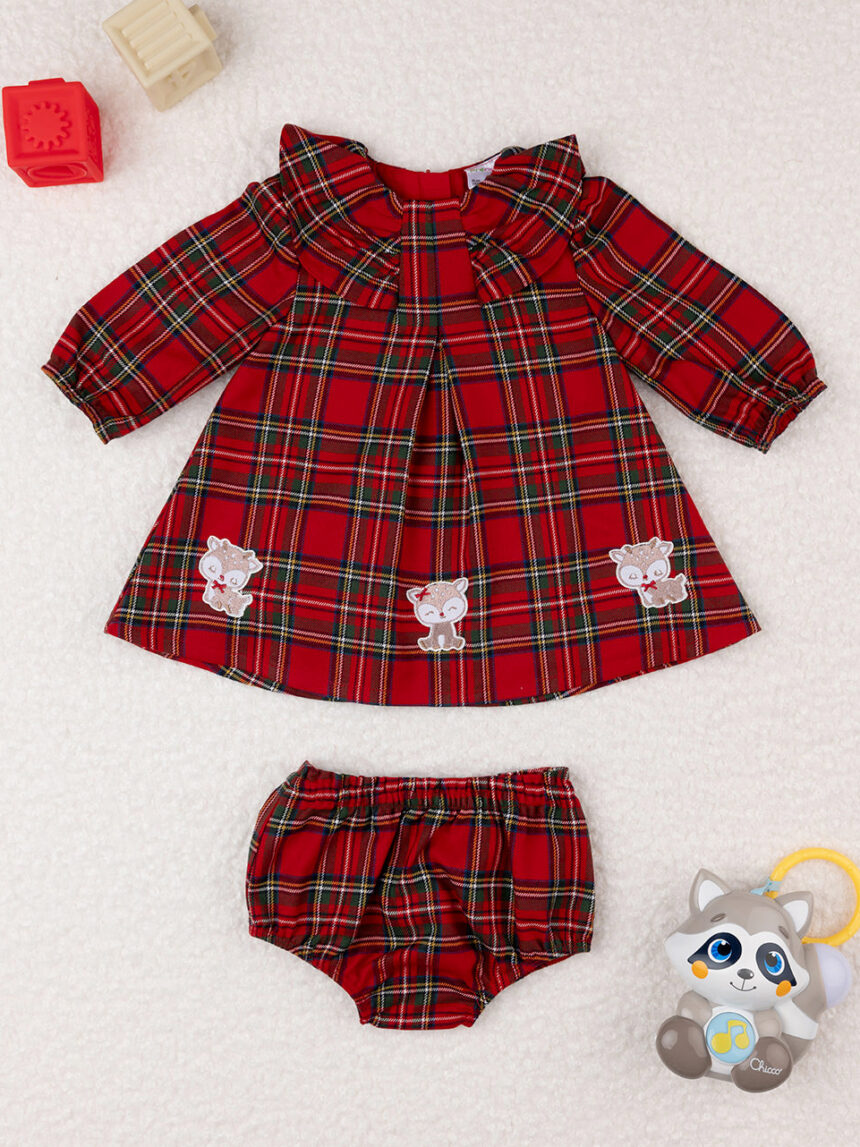 Vestido de bebé tartan - Prénatal