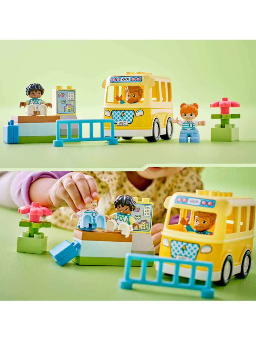 O autocarro escolar 10988 - lego duplo - Duplo
