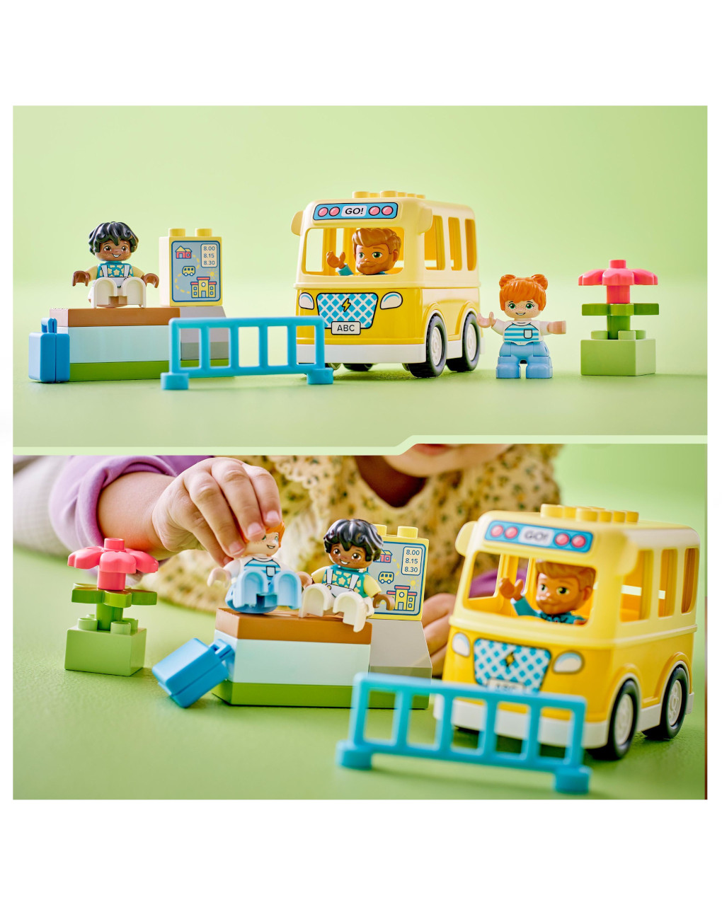 O autocarro escolar 10988 - lego duplo - Duplo