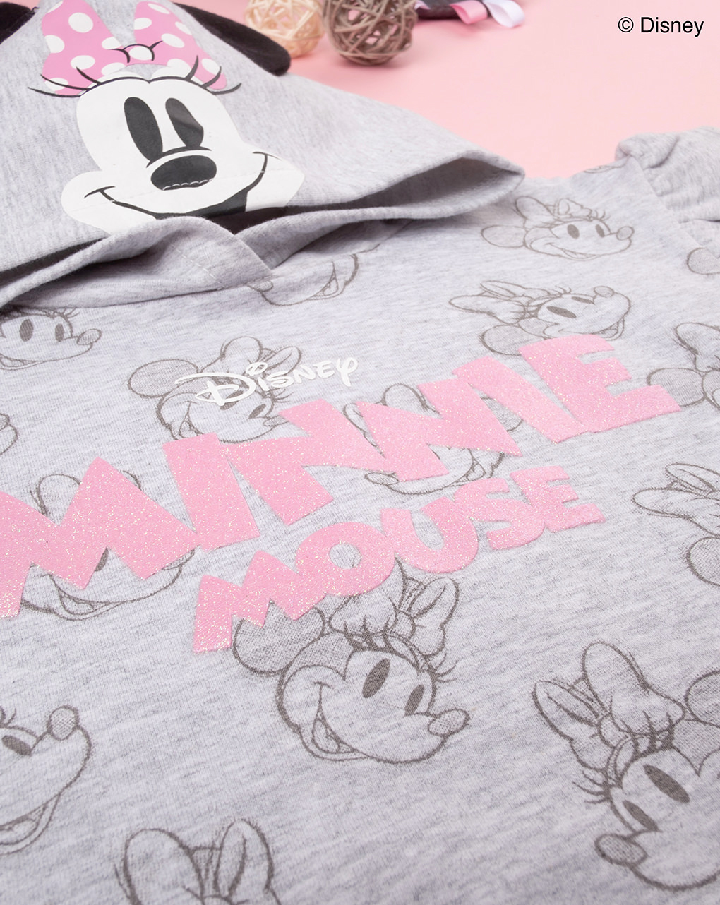 Camisola cinzenta "minnie" para rapariga - Prénatal