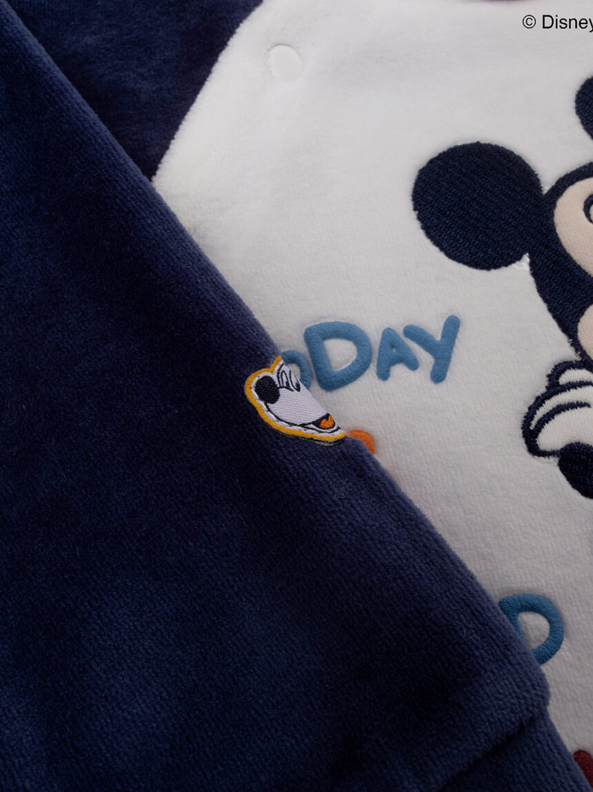 Fato de dormir bicolor "mickey mouse" para bebé - Prénatal