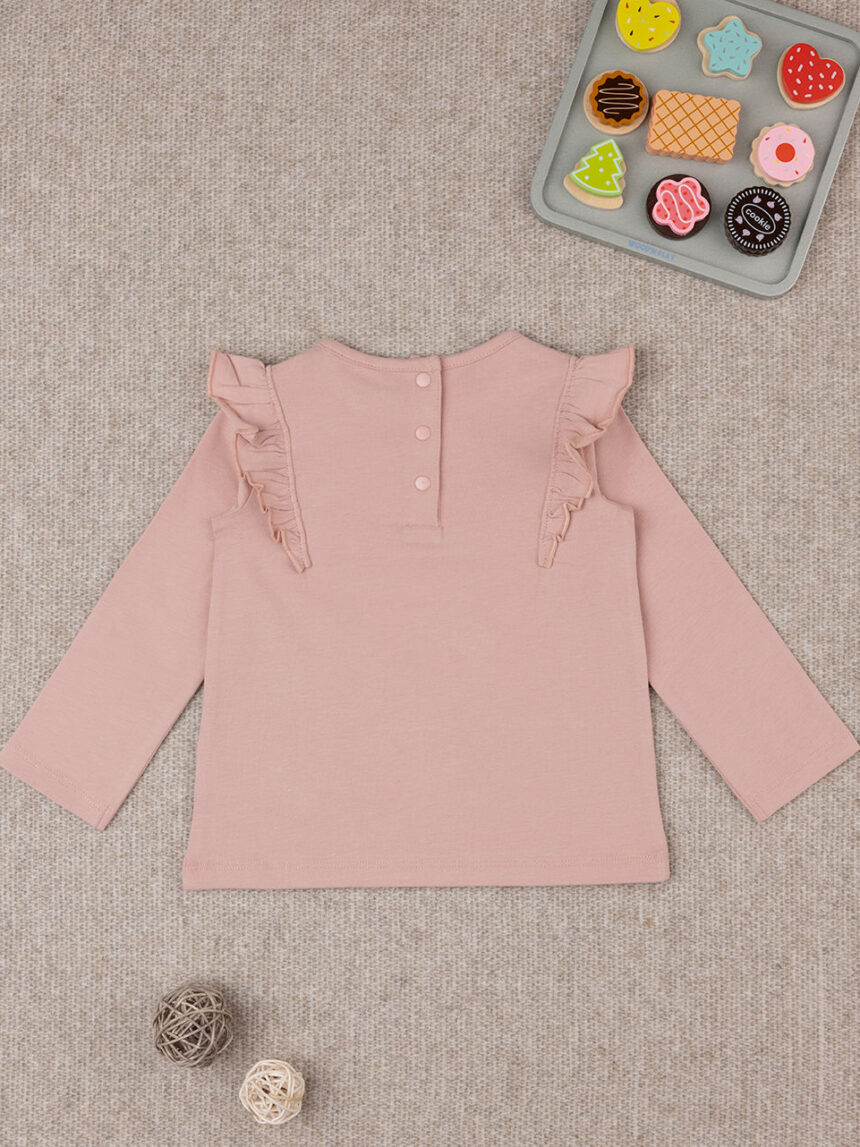 T-shirt bimba rosa "volpe - Prénatal