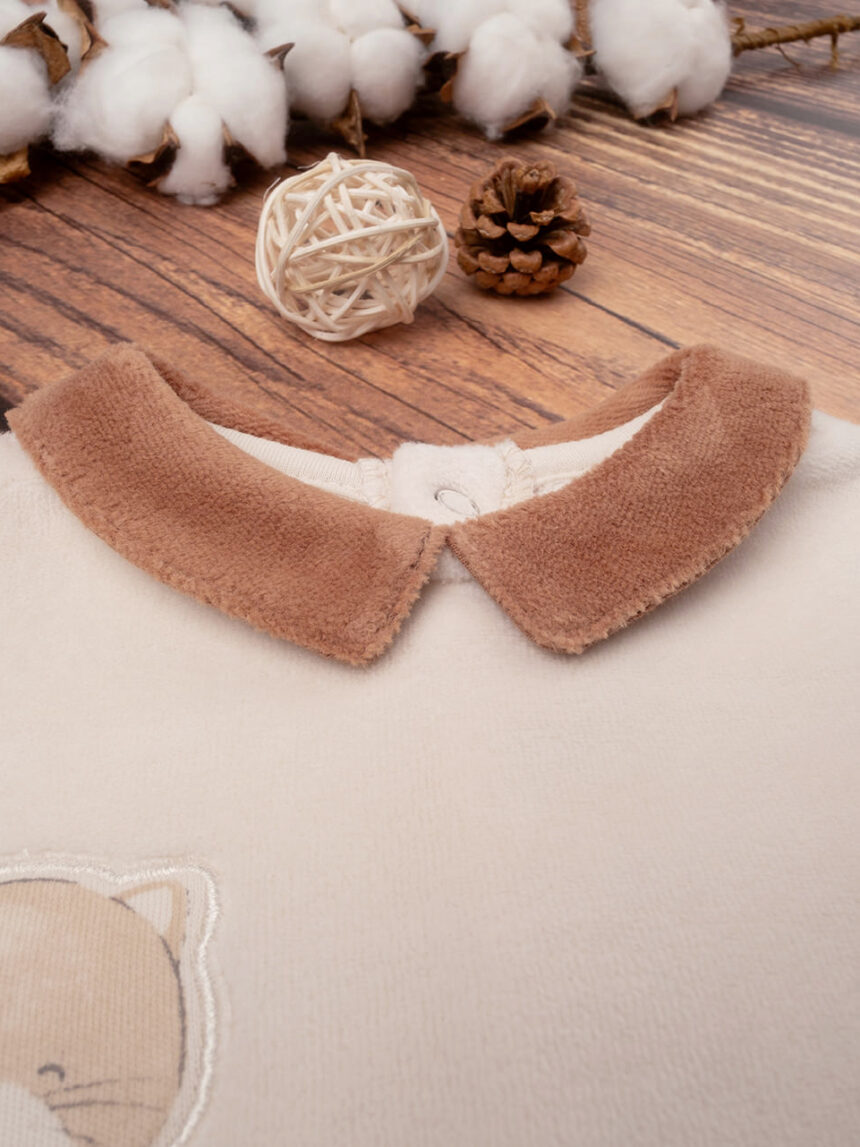 Fato de chenille para bebé recém-nascido "natural - Prénatal