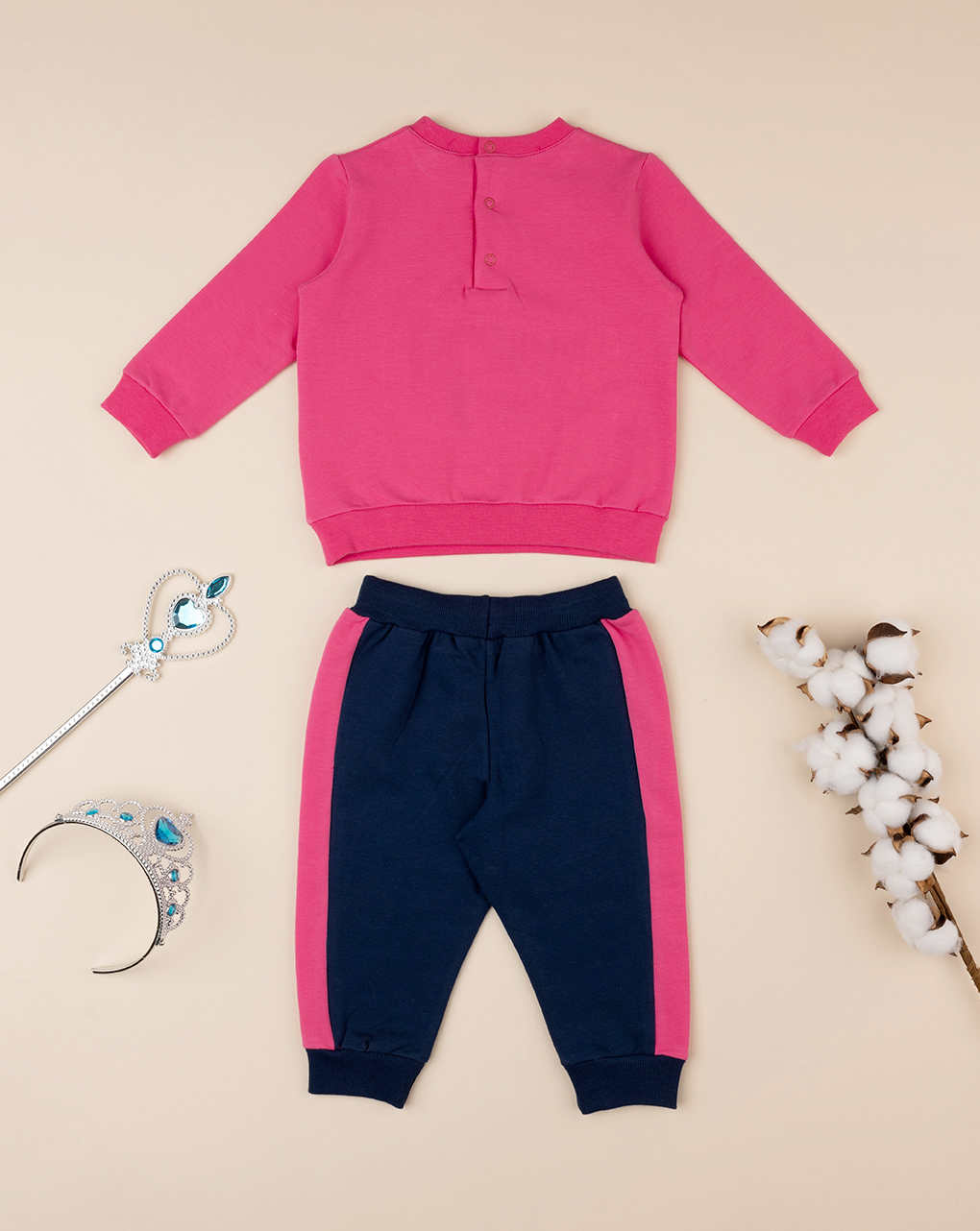 Camisola e calças jogger básicas para rapariga - Prénatal