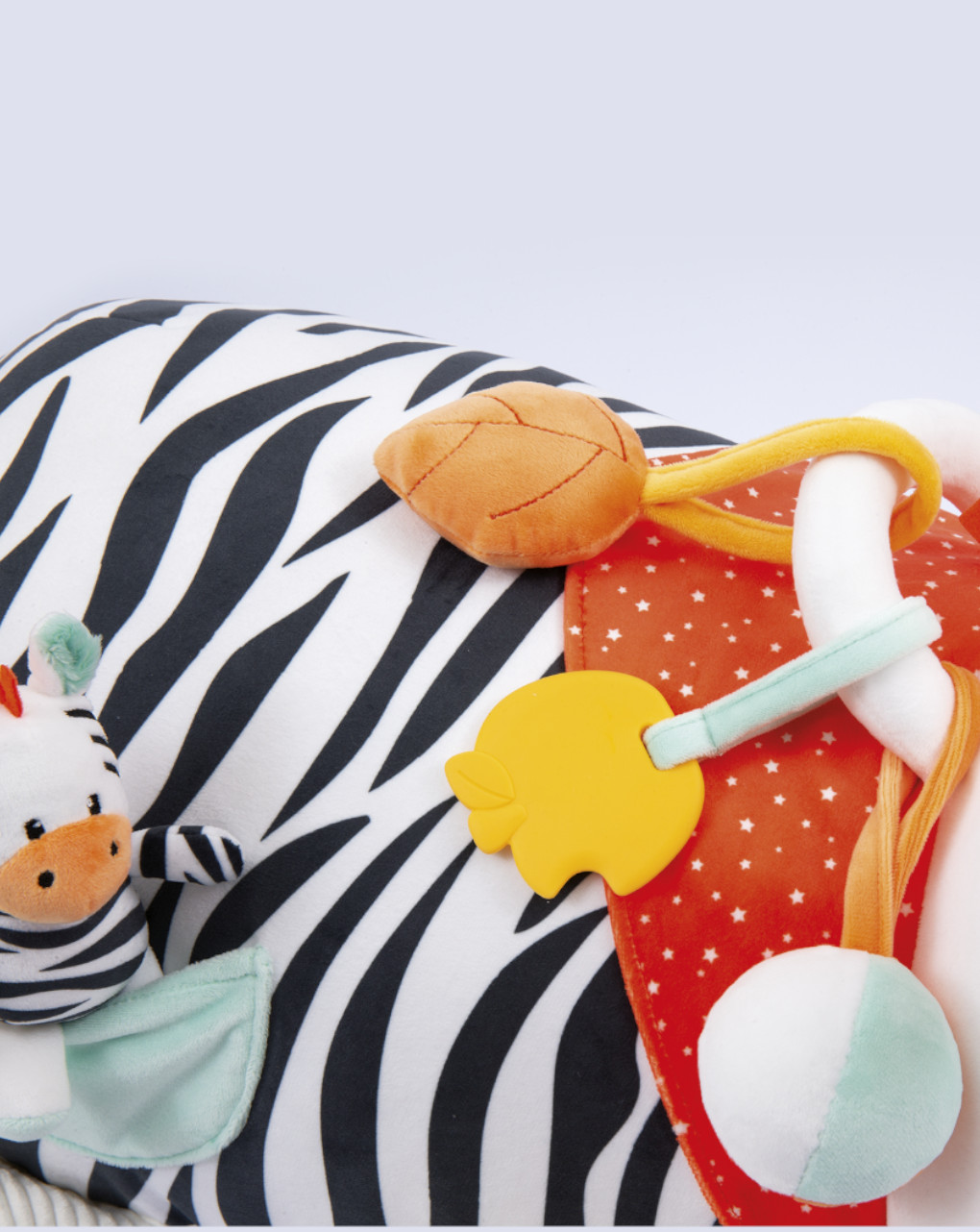 Zaki zebra activity ride 62cm - peluches - Baby Smile