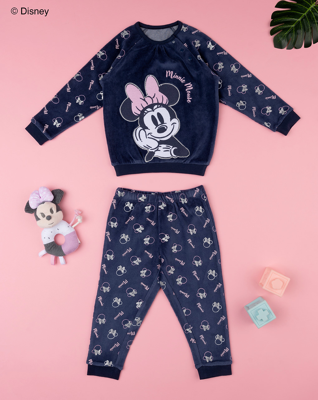 Pijama comprido de menina disney minnie - Prénatal