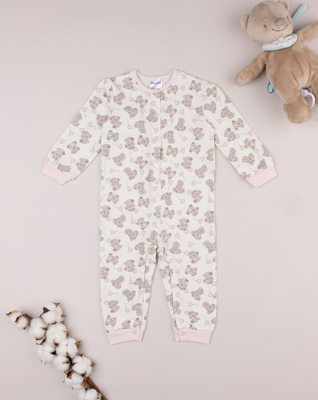 Pijama comprido para bebé "ursos" - Prénatal