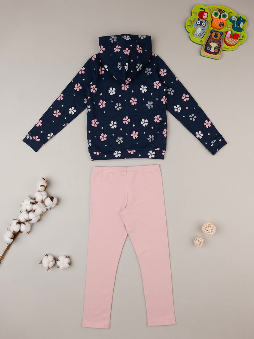 Jogger de rapariga com camisola com capuz - Prénatal