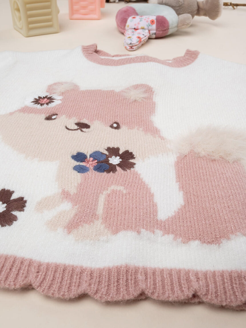 Camisola "fox" em tricot para rapariga - Prénatal