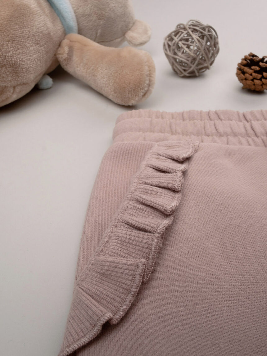 Pantalona bege em felpa bambina - Prénatal
