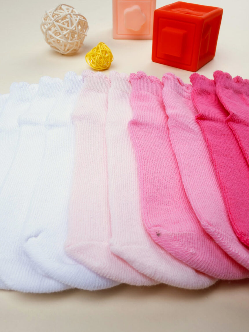 Conjunto de 5 pares de meias para raparigas - Prénatal