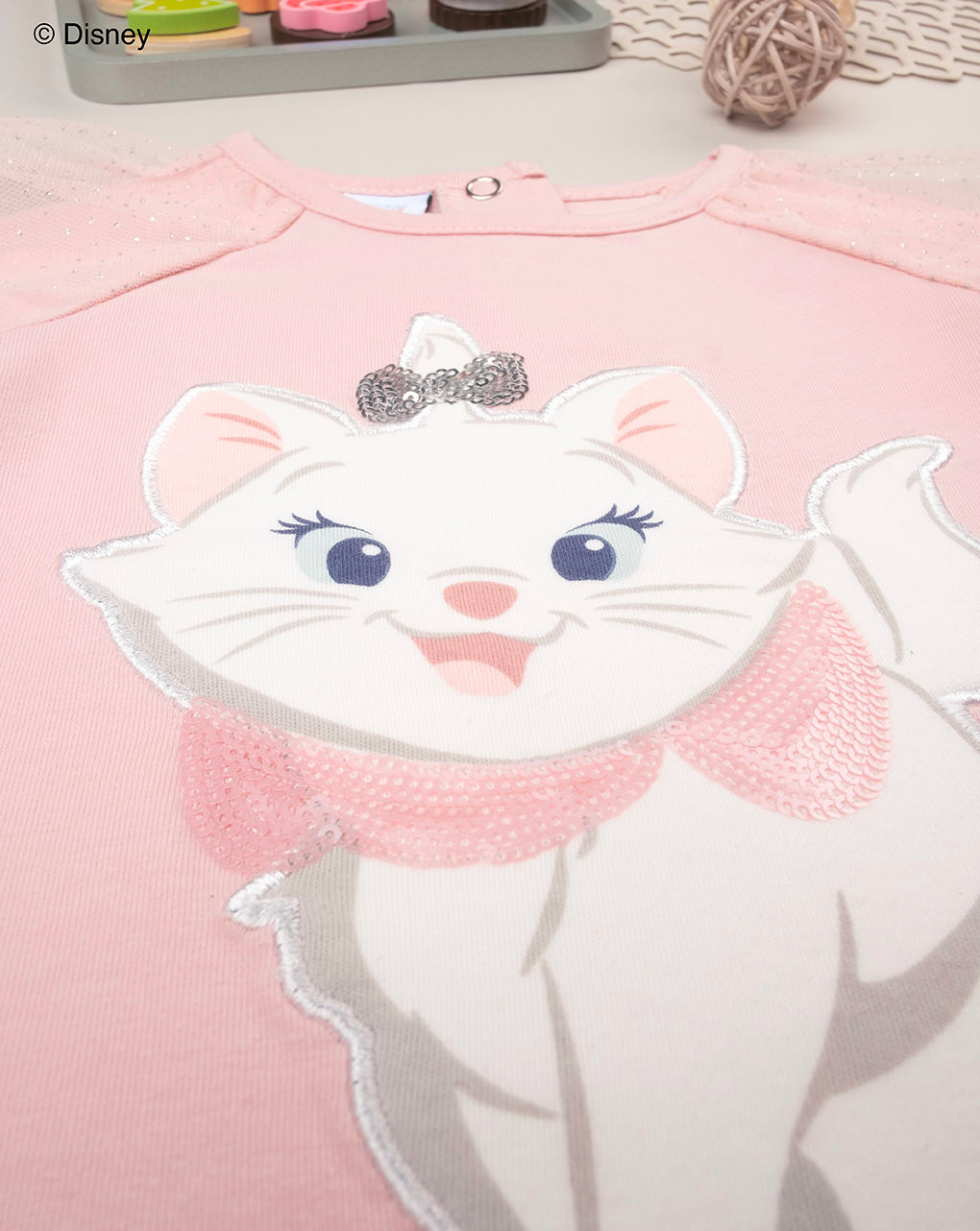 T-shirt minou de manga comprida para rapariga - Prénatal