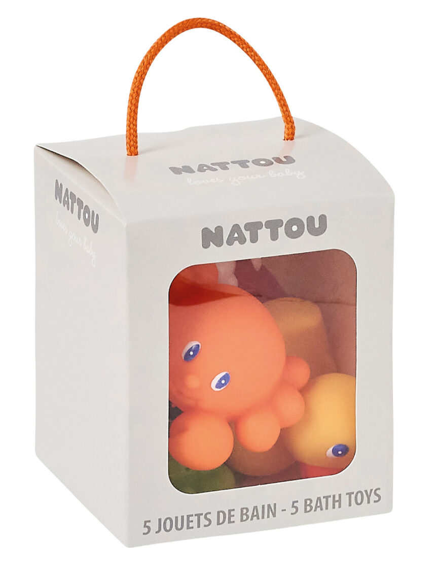 Conjunto de 5 peças de brinquedos de banho (eva) - nattou - Nattou