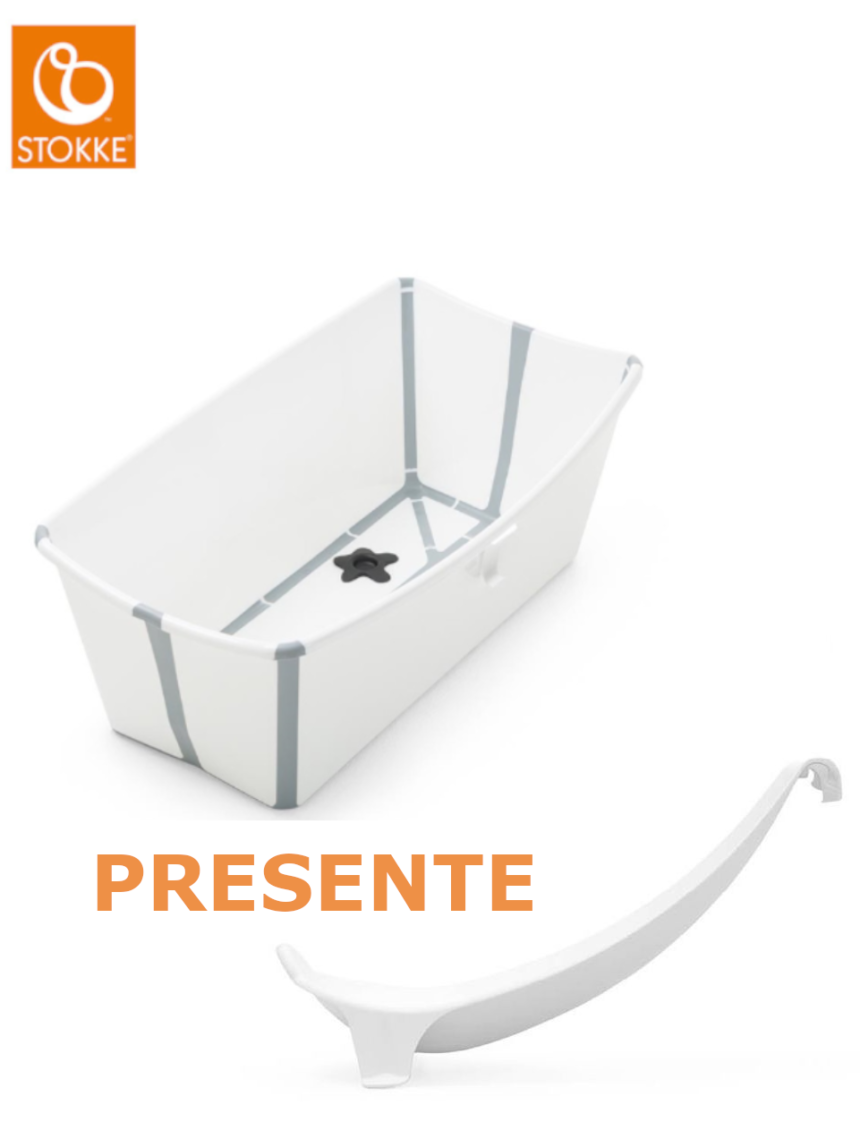 Flexi bath white + suporte gratuito - stokke® - Stokke