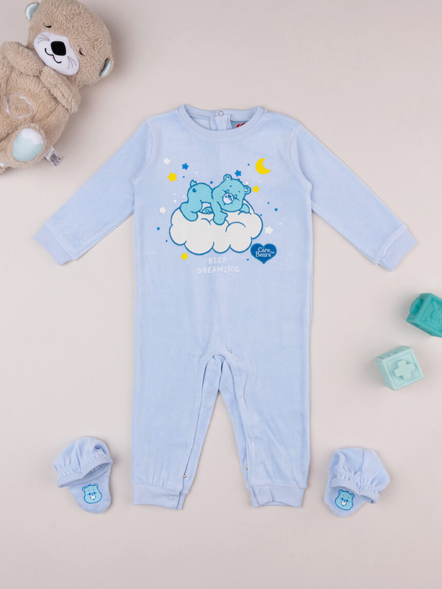 Pijama de bebé em chenille "ursinho teddy - Prénatal