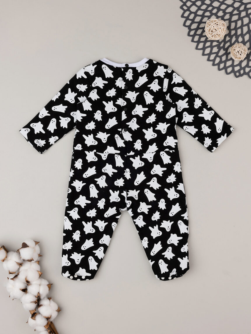 Pijama de halloween para bebé recém-nascido com letras iluminadas - Prénatal