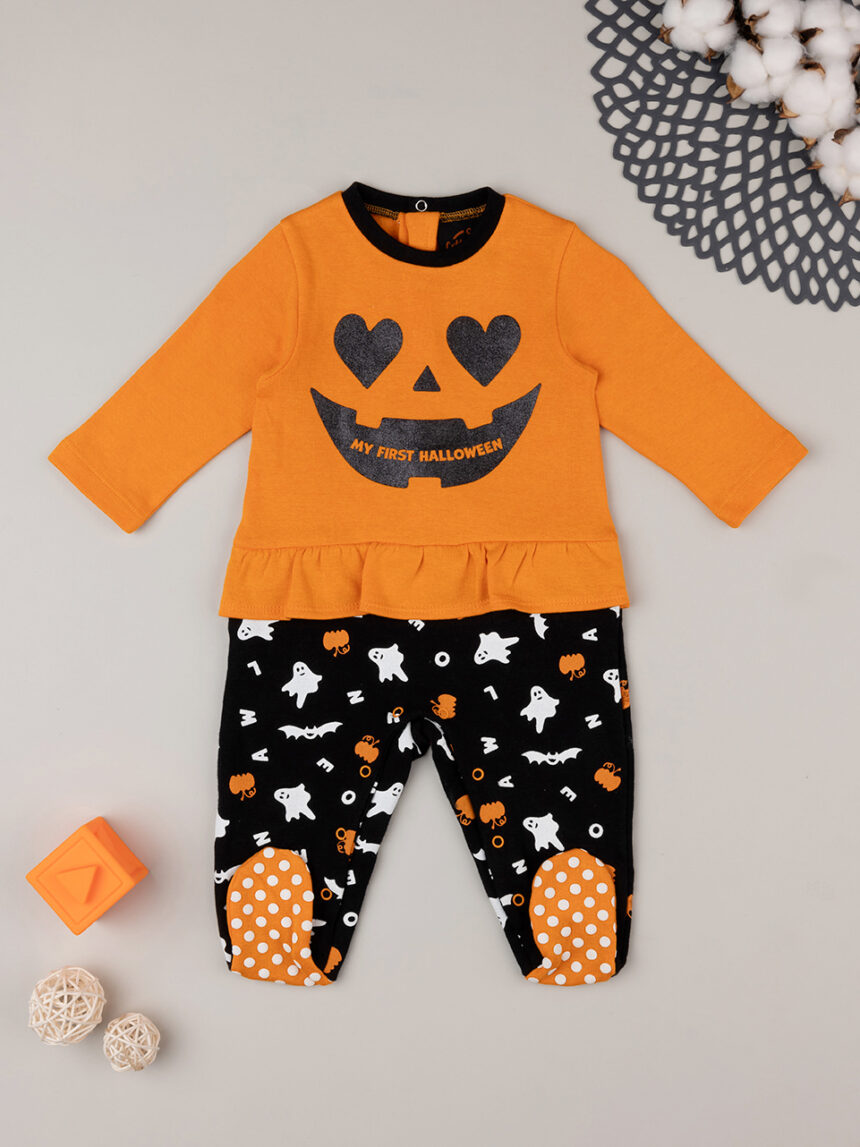 Pijama de uma peça de halloween para bebé menina - Prénatal