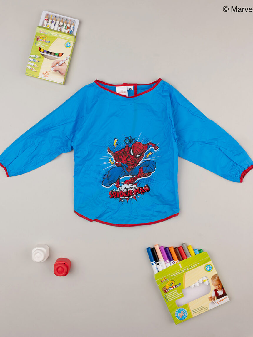 Avental de pintura para bebé 'homem-aranha - Prénatal